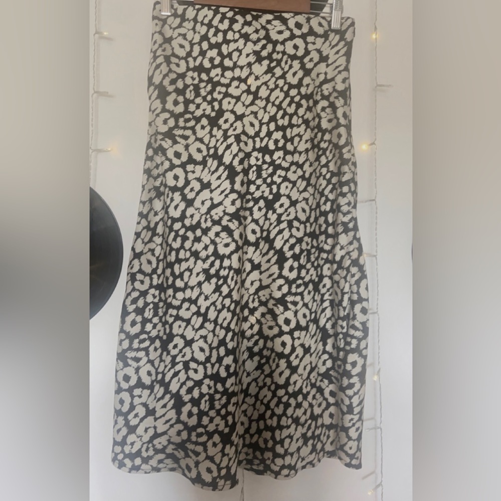 She + Sky Cheetah Print Maxi Skirt